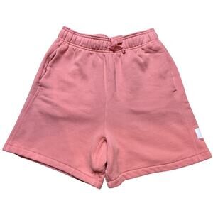 Adidas Womens S Salmon Pink Made With Nature Sweat Shorts Wellness